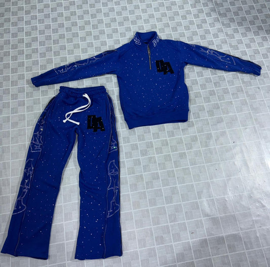QUARTER ZIP TRACK SUIT